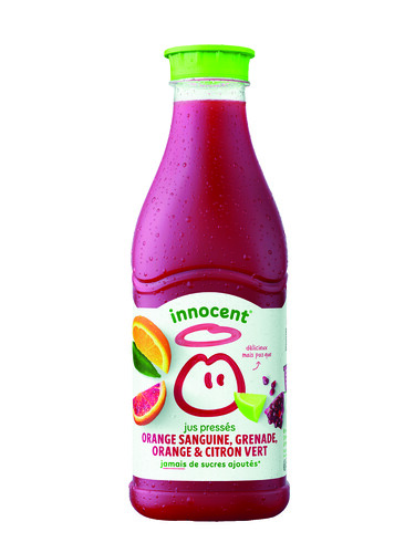 Jus d'orange sanguine, citron