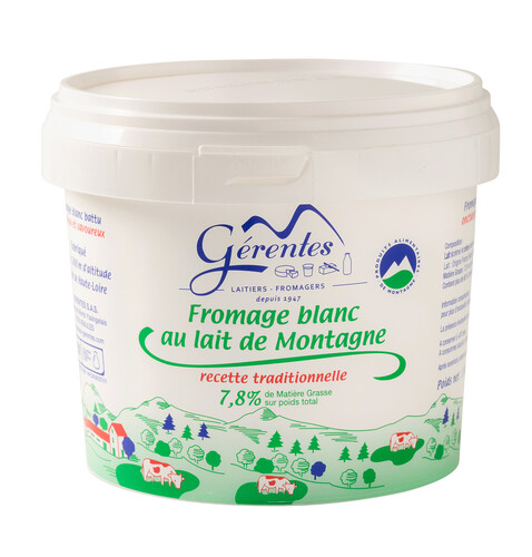 Fromage blanc frais au lait de