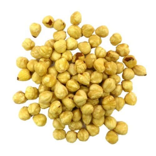 Noisettes entières émondées