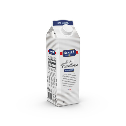 Lait demi écrémé uht