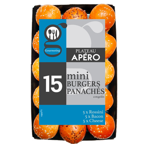 MINI BURGER PANACHE X15 590 G