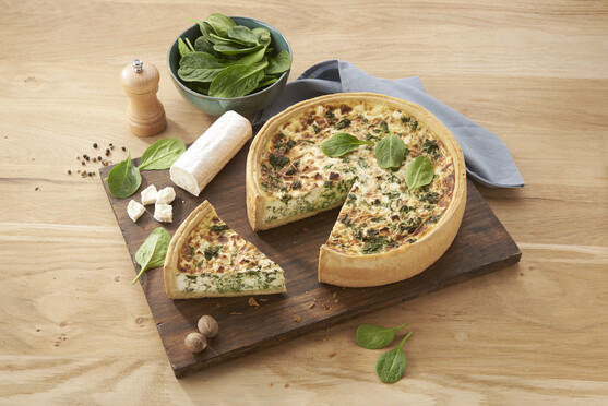 Tarte  épinard et chèvre