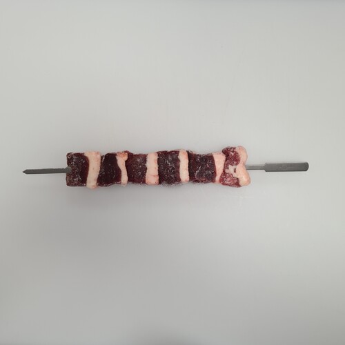 Brochette de magret de canard