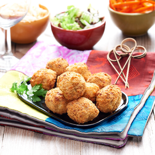 Boulette panée de blé à
