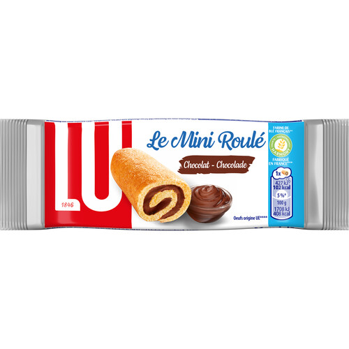 Mini roulé génoise au