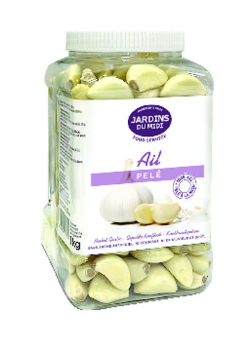 Ail pelé pret à l'emploi