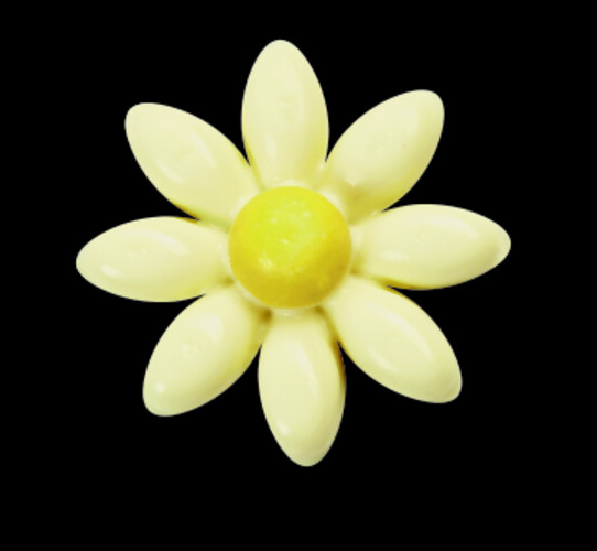 Décor chocolat blanc fleur
