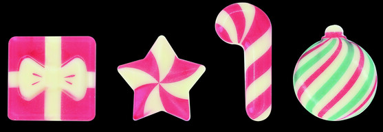 Décor chocolat blanc Noël