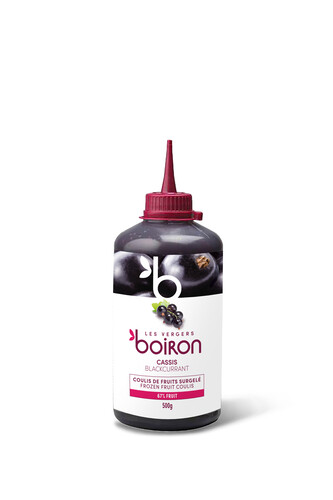 Coulis de fruits cassis