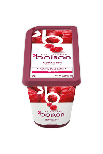 Purée de framboise sans sucre