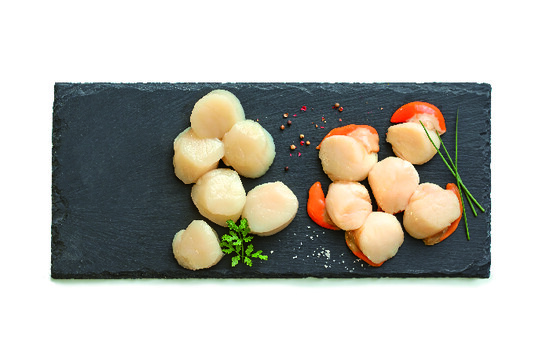 Noix de saint jacques avec