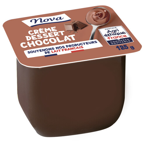 Crème onctueuse chocolat