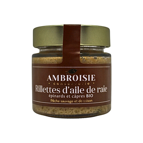 Rillette d'aile de raie aux