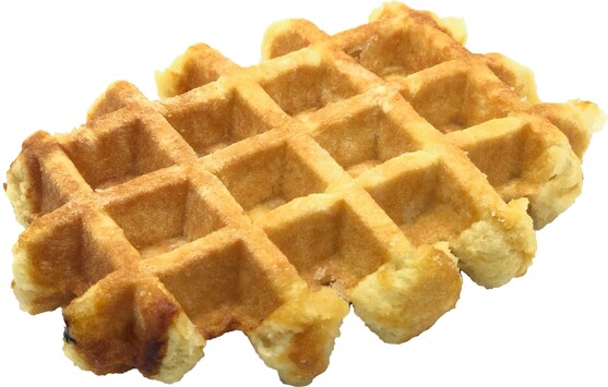Gaufre de Liège cuit