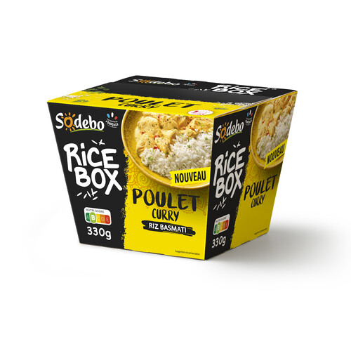 Rice box au poulet curry