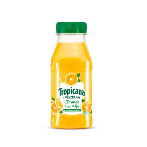 Jus d'orange avec sa pulpe
