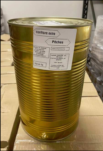 Confiture extra de pêche