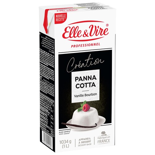 Appareil panna cotta à la