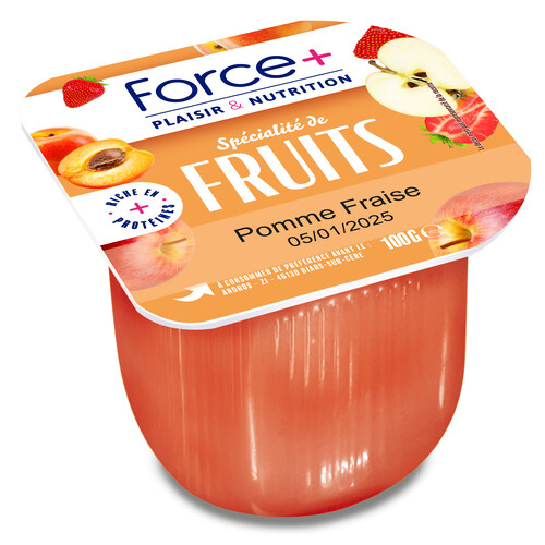 Force + pomme fraise