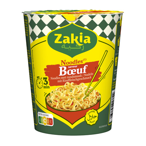 Noodle saveur boeuf