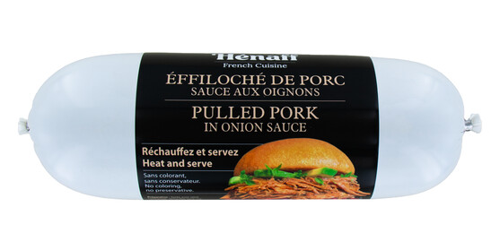 Effiloché de porc sauce aux
