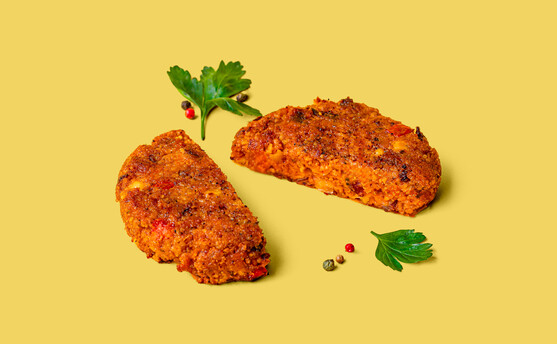 Galette harcots rouge, poivron