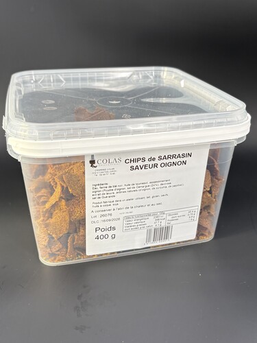 Chips de sarrasin oignon