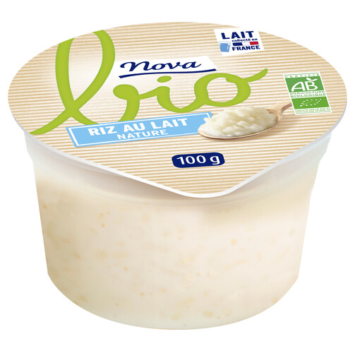 Riz au lait nature bio