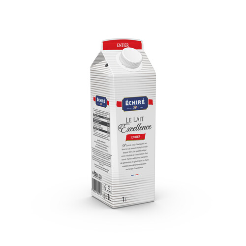 Lait entier uht avec bouchon