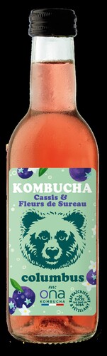Kombucha cassis et fleur de