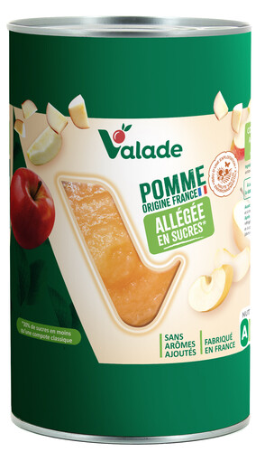 Compote de pomme allégé en