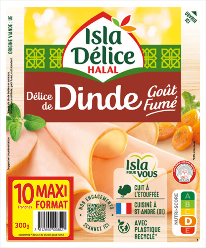 Délice de dinde gout fumé