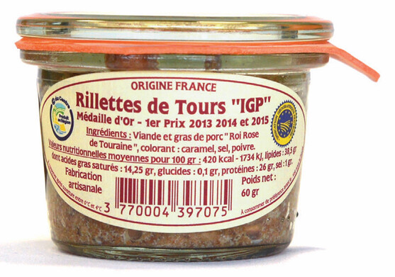 Rillettes de Tours IGP