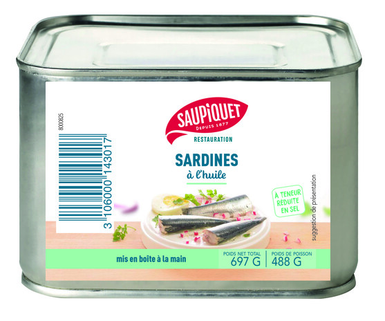 Sardine huile végétale