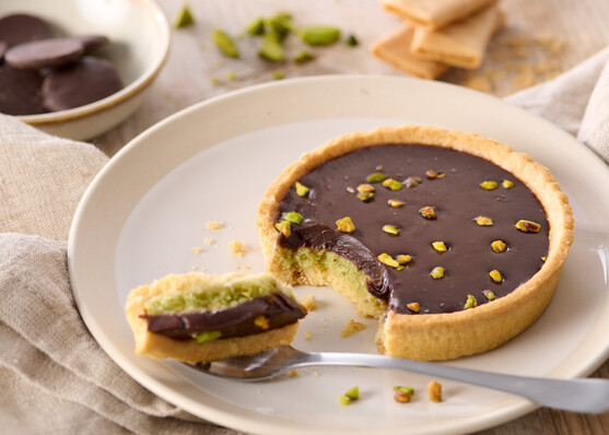Tartelette chocolat pistache