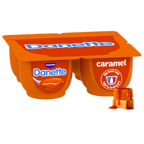 Creme dessert caramel danette