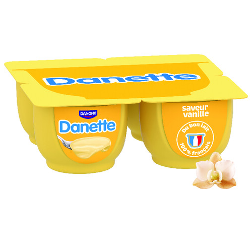 Crème dessert vanille danette