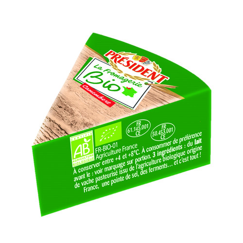 Camembert 21 % m.g. bio