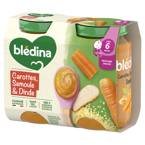 Carottes semoule dinde