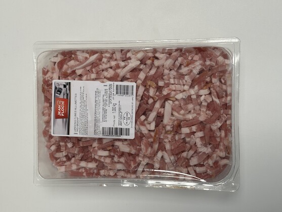 Lardon fumé allumette