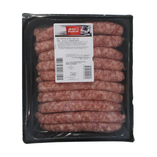 Chipolata crue boyau naturel