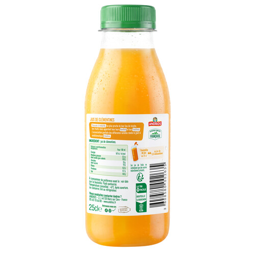 Jus de clémentine pressée
