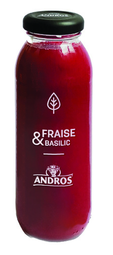 Jus de fraise et basilic