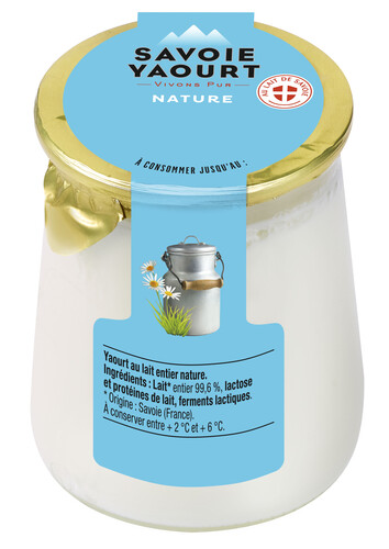 Yaourt nature au lait entier