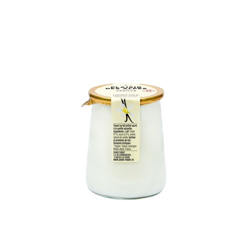 Yaourt vanille au lait entier