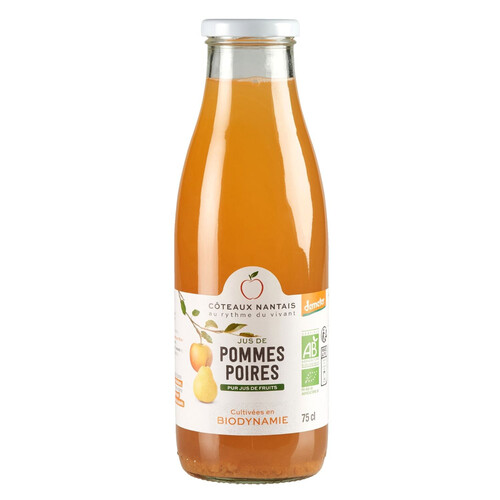 Jus de pommes poires bio