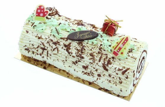 Bûche mousseline vanille cuit 20 cm 