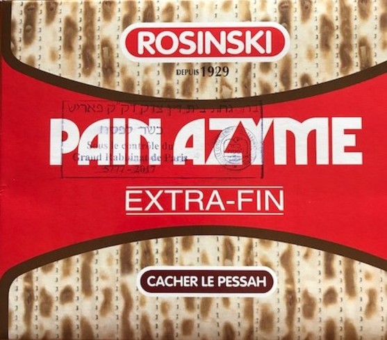 Pain azyme rosinski casher  