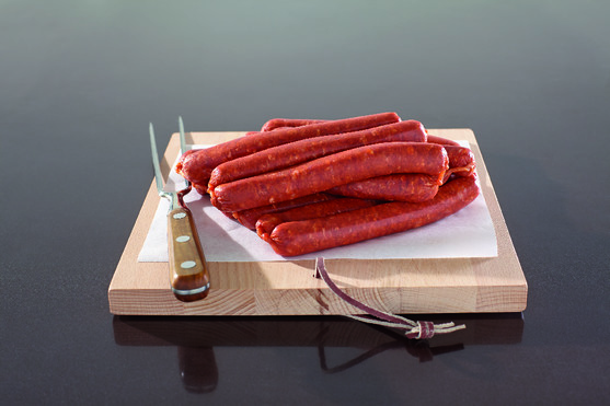 Merguez crue boeuf mouton boyau collagène pièce de 50 gr environ