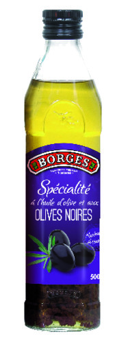 Spécialité huile d'olive et aux olives noires 